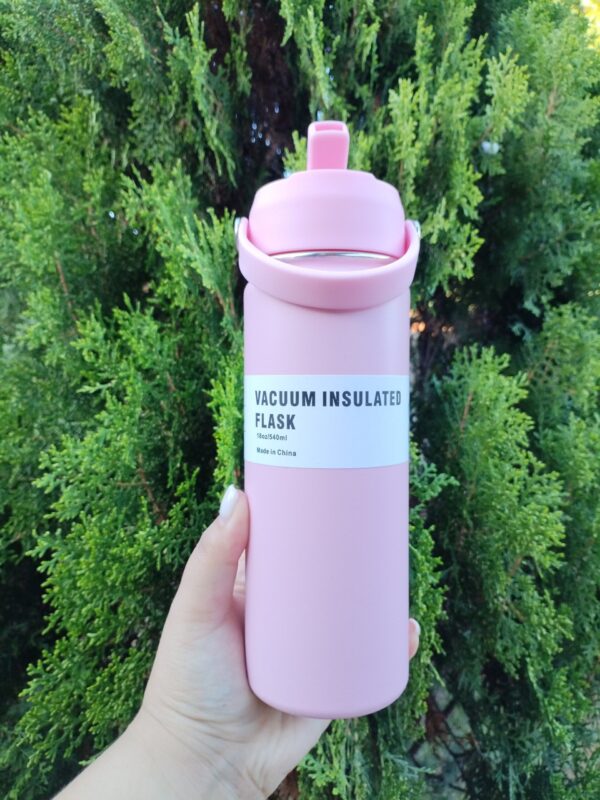 Vacuum Flask 540ml Baby Pink