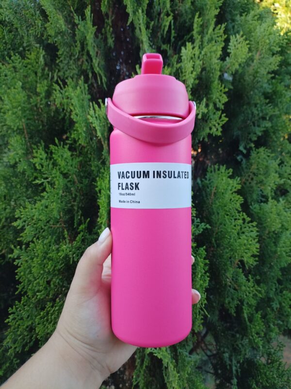 Vacuum Flask 540ml Hot Pink