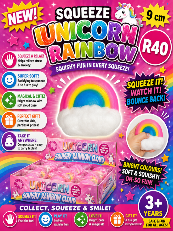 Squeeze Unicorn Rainbow