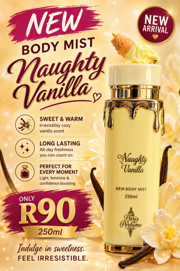 Naughty Vanilla Body Mist