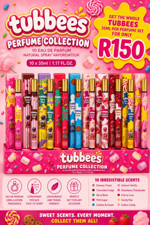 10pc Tubbees Replica 35ml Pen Perfume Set