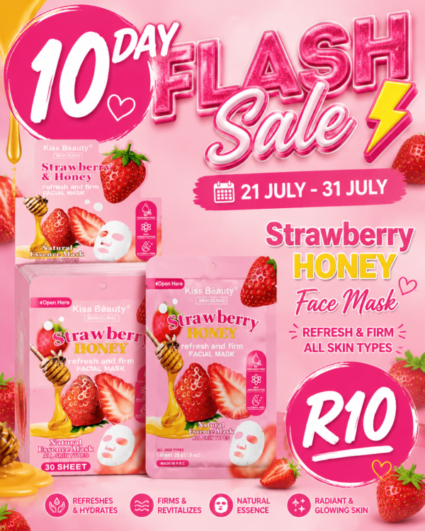 Flash Sale ⚡ Strawberry Honey Face Mask