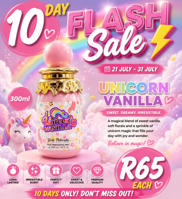 Flash Sale ⚡ Unicorn Vanilla