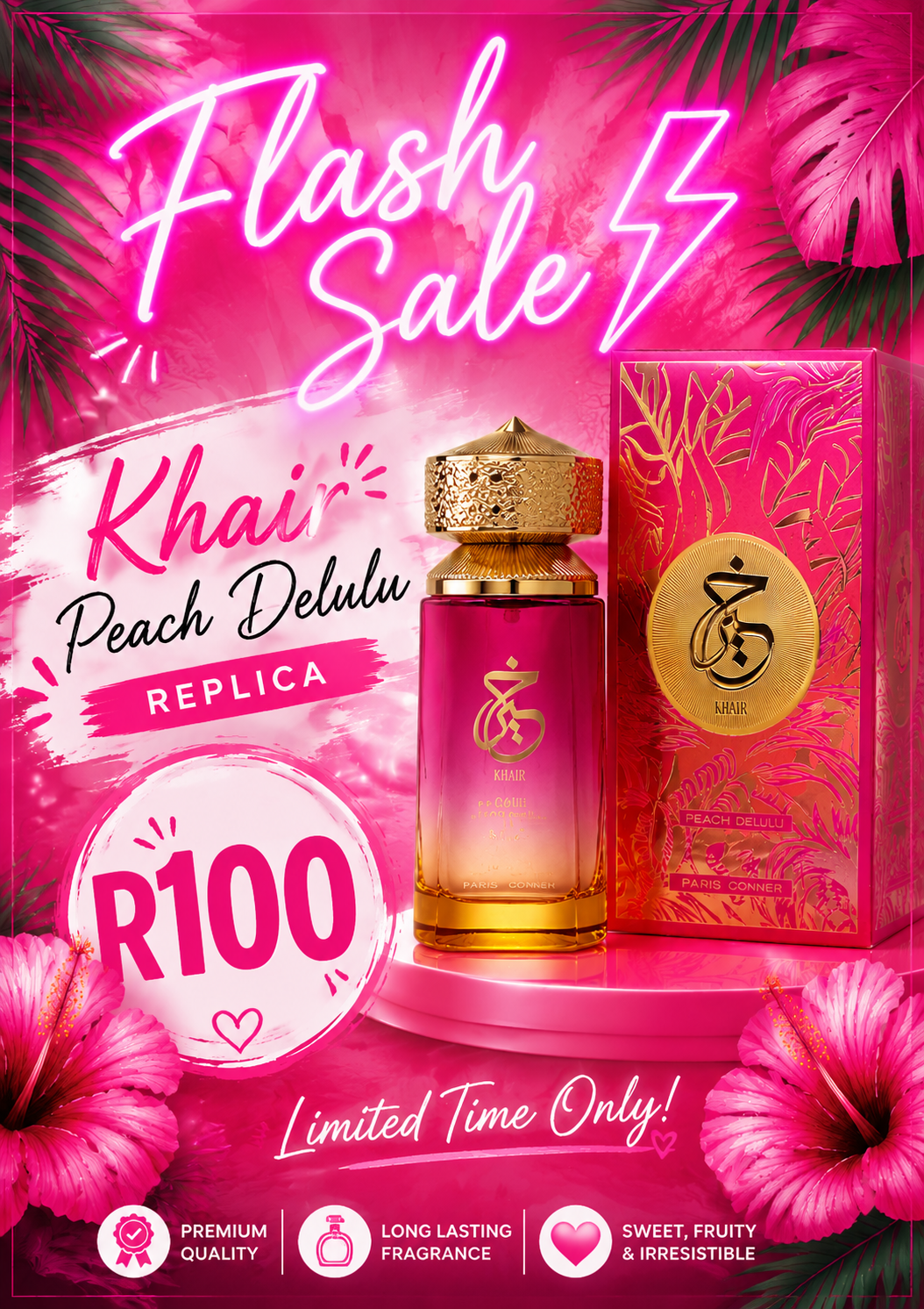 Flash Sale ⚡ Khair Peach Delulu