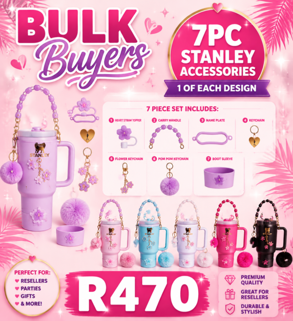 6 Sets x 7pc Stanley Accessories